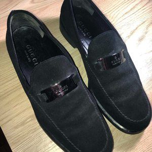 Vintage Black Gucci Loafers